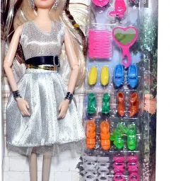 New Hand Foldable Doll with Many Shoes-0