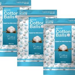 Cotton Balls Pack of 3, Total 300 Balls, For Women Beauty,-image-64