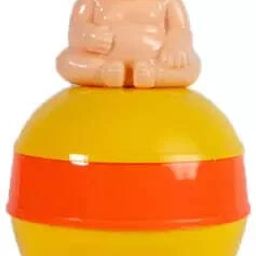 Musical Roly Poly Toy -Yellow,Orange. Rattle-image-17