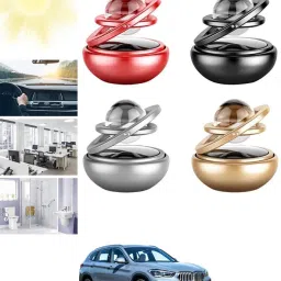 Solar Crystal Ball Perfume With Double Ring For Car ,Office ,Home260 Portable Car Air Purifier-image-17