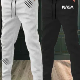 Pack of 2 Men Solid Multicolor Track Pants-image-75