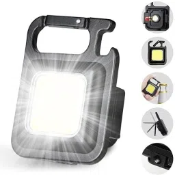 LED Mini COB Keychain and magentic Flashlight Portable USB Dart Flight-13