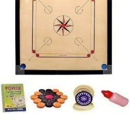 CLASSICS FULL SIZE(32' INCH)CARROM BOARD WITH WOODEN COINS,POWDER AND STRIKER 81.04 cm Carrom Board-image-95