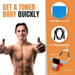 quadzest Automatic Rebound Ab Roller Wheel with Elbow Support and Timer for Men and Women Ab Exerciser image 5