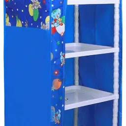 Baby 6 Shelve Unbreakable Material PVC Collapsible Wardrobe-image-95