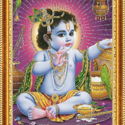 Lord Krishna 12 inch Digital-image-22