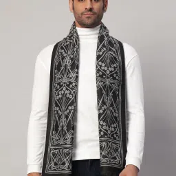 Ravaiyaa - Attitude Is Everything Floral Print Men Muffler-image-54