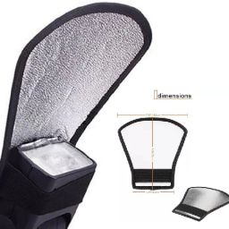 Kate camera flash light card (wight/silver) CAMERA FLASH Diffuser-40