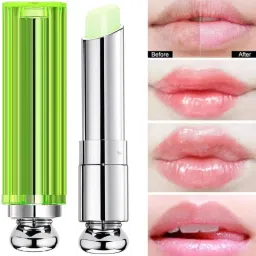 color change to pink lip care moisturizing multi color lipstick water proof-image-12