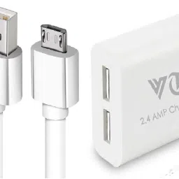 Wall Charger Accessory Combo for Realme X50 Pro 5G Realme C3 Realme 5i X2 Pro Realme XT fast Wall chargers, adapter for Android and IOS for quick charging (2.4 amp) with 1 meter USB Cable-18