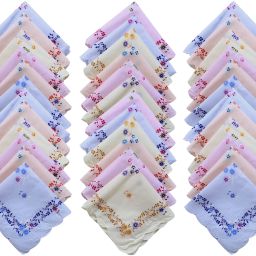 S4S Pack of 36 Women's 100% Cotton ["Multicolor"] Handkerchief-image-13