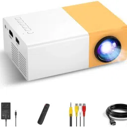 TOTAL Mini Home Theater LED Projector with Remote Controller Support HDMI AV SD USB (4000 lm) Portable Projector-19