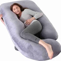 Pregnancy pillow Polyester Fibre Solid Pregnancy Pillow Pack of 1-image-7