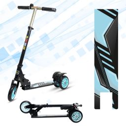 Drift Scooter for Kids 3 Level Height Adjustment, PVC Wheels with Brakes-12