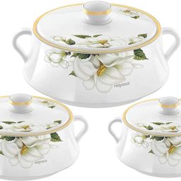 Nayasa Lorenzo Pack of 3 Serve Casserole Set-9