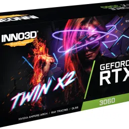 Inno3D GEFORCE RTX 3060 TWIN X2 GDDR6 12 GB NVIDIA Chipset 192 bit 1792 MHz Graphics Card image 5