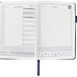 cuir ally Dexter Erasable and Reusable Smart Notebook-Blue A5 Diary Ruled 100 Pages image 2