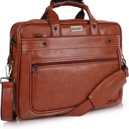 Men Tan Messenger Bag-image-74