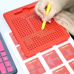 toyporium MagPad Play Magnetic Drawing Board - Erasable Doodle Writing Pad for Kids|39-picture-6