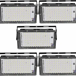 50Watt DOB LED Flood Light Outdoor, Cool White, IP66 Waterproof Outdoor Flood lights for Factory,Commercial Place,Yard, Garden, Playground -Pack of 5pcs Flood Light Outdoor Lamp-image-72