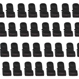 Black Clips Big Size and very long lasting | 48pcs clips in a packet Plastic Cloth Clips-image-2
