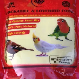 Premium Birds Food for Parrots, Conure, Cockatiel & Lovebird | Daily Birds Food Seed Mix- 250 GM Nuts 0.25 kg Dry New Born, Young, Senior, Adult Bird Food-image-27