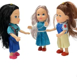 Realistic Three Sister Dolls with Fancy Dress & Movable Body Parts for Kids|84-image-12