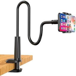 Wiggle Tabletop 360Adjustable Phone Holder Clip Flexible Gooseneck Clamp Long Arm Mount Mobile Holder-8