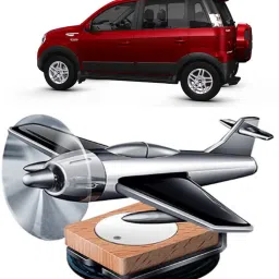 Car Solar Air Freshner Automatic 360° Rotating Diffuser-image-75