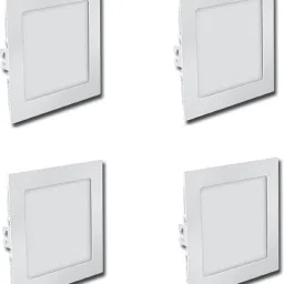 15 Watt Ultra Slim White Led Super Bright Panel Light Square Shape Conceal POP Light (Pack of 04) Recessed Ceiling Lamp-19