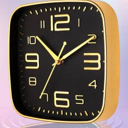 Analog Dark Blue Clock-image-99
