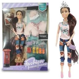 Princess Doll & Accessories Playset for Girls Age 3+ Imaginative Roleplay Toy-image-81