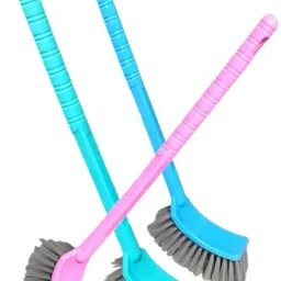 Durable Plastic Toilet Brush | Long Handle Pan Cleaner for Bathroom-image-55