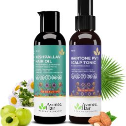 Keshpallav Oil (100ml) & Hairtone PV1 Spray (100ml) | Hair Fall Control Hair Oil-29