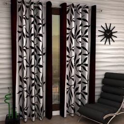 152.4 cm (5 ft) Polyester Semi Transparent Window Curtain (Pack Of 2)-image-20