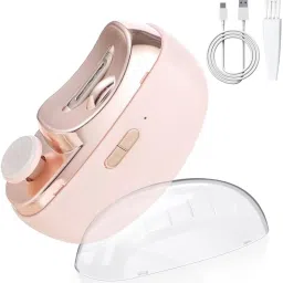 Electric Nail Clipper with LED Light USB Rechargeable Nail File Trimmer Safe-image-96