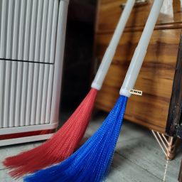 Plastic Phool Jhadu, Foldable Broom. longlasting broomstick for floor.-39" Plastic Wet and Dry Broom-picture-19