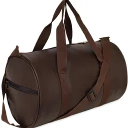 20 L Gym Duffel Bag - Premium quality Brown/Tan Rex Multipurpose Gym/Sport Bag with side Pocket - Brown-image-92