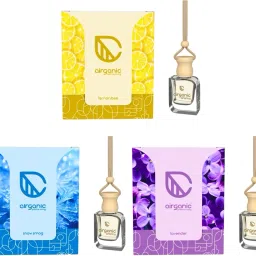 Aroma Swing Combo Offer: Lemon Bee, Lavender & Snow Smog Car Freshener Diffuser-14
