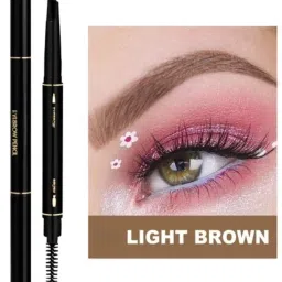 Natural Brown Eyebrow Pencil with Brush | For Fuller, Fluffy Brows-44