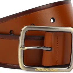 woodland Men Casual Tan Genuine Leather Belt-picture-22