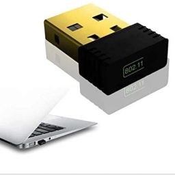 Etzin Mini Wireless N 11n Wi-Fi Nano USB Adapter XPVista Windows-7 Windows 8 and Linux USB Adapter image 2