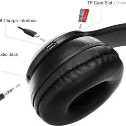Portable P47 Bluetooth Wireless Headset|foldable Headphone Bluetooth & Wired Headset-image-36