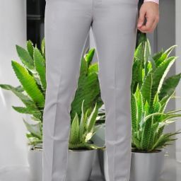 Men Regular Fit Black Cotton Blend Trousers-image-26