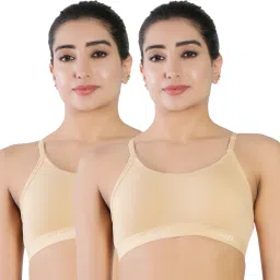 Pack of 2 Women Sports Non Padded Bra-image-86