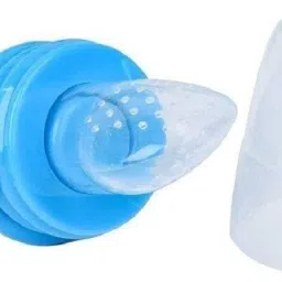Food Fruit Nibbler Feeder and Baby Fruit Shape Silicone Teether (Combo Pack of 2) Watermelon Shape - silicon-picture-19