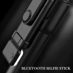 Mobtude Best Mini Extendable 3 in 1 Aluminum Selfie Stick With Wireless Remote 3 Axis Gimbal for Mobile image 2