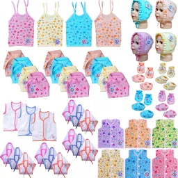 Baby Clothes Set With Jabla, Mitten Booties, Nappy and Cap, 0 to 6 Months-20