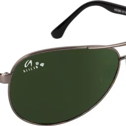 Toughened Glass Lens, UV Protection Aviator, Wrap-around Sunglasses (63)-25