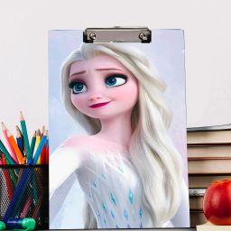 Frozen cute doll Digital Reprint Clip Board Exam Pad (14x9.5 Inches)-image-59